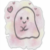 Little ghost is in love シール (正面)