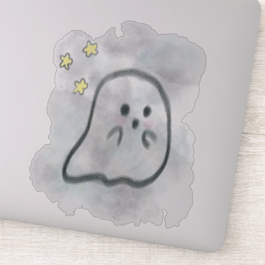 Little ghost is scared  シール (詳細)