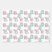 Little ghost party  ラッピングペーパーシート (正面2)
