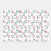 Little ghost party  ラッピングペーパーシート (正面)