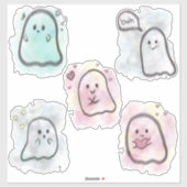 Little ghost party 1 separate  シール (シート)