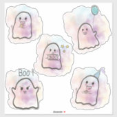 Little ghost party 2 separate  シール (シート)