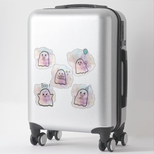 Little ghost party 2 separate  シール (スーツケース)