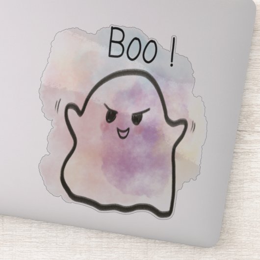 Little ghost shouts Boo シール (詳細)