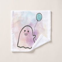 Little ghost with a balloon 