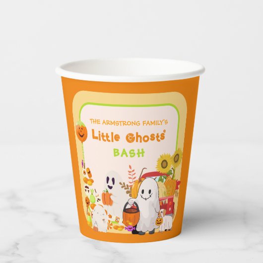Little Ghosts Halloween Party 紙コップ (正面)