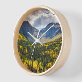 Little Giant & Kendall Peak, Silverton, Colorado 壁時計 (傾斜)