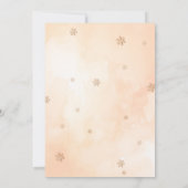 Little Gingerbread 1st Birthday Christmas 招待状 (裏面)