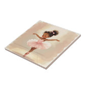 Little Girl Ballerina in Pink Tutu  タイル (側面)