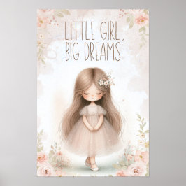 little girl, big dreams poster ポスター