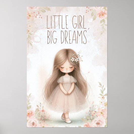 little girl, big dreams poster ポスター (正面)