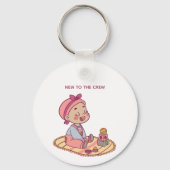 Little Girl Playing キーホルダー (正面)