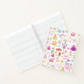 Little Girl Pretty Princess Fairy Tale Pattern ノートブック (内部)