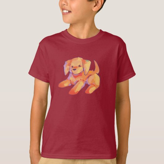 Little golden retriever pup tシャツ (正面)