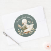 Little Goose Baby’s First Library Book Stickers ラウンドシール (封筒)
