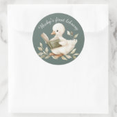 Little Goose Baby’s First Library Book Stickers ラウンドシール (バッグ)