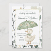 Little Goose Baby Sprinkle Invitation 招待状 (正面)