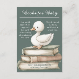 Little Goose Book Request Card | Baby Sprinkle エンクロージャーカード