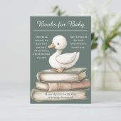 Little Goose Book Request Card | Baby Sprinkle エンクロージャーカード (スタンド正面)