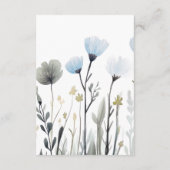 Little Goose Book Request Card Goose Baby Shower  エンクロージャーカード (裏面)