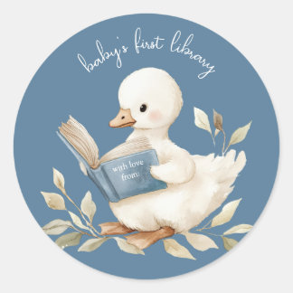 Little Goose Book Stickers – Baby’s First Library ラウンドシール