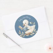 Little Goose Book Stickers – Baby’s First Library ラウンドシール (封筒)