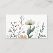 Little Goose Diaper Raffle Card Goose Baby Shower エンクロージャーカード (裏面)