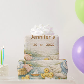 little goose is on the way  ラッピングペーパー