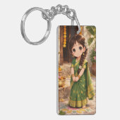 Little Grace in Green キーホルダー (正面左)