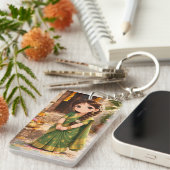 Little Grace in Green キーホルダー (正面右)