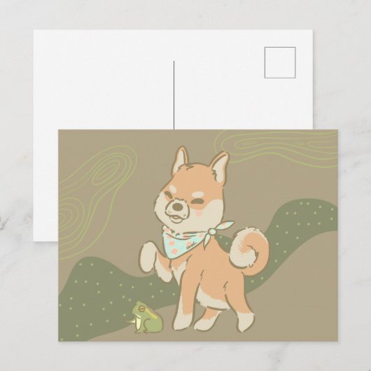 Little guardian froggo ポストカード (正面/裏面)