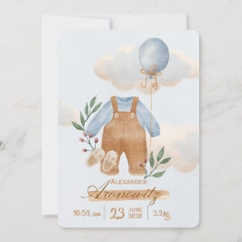 Little hands, little feet, and a big place in our  招待状