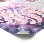 Little Hatchling Sea Turtle Baby Shower Welcome ポスター (角)