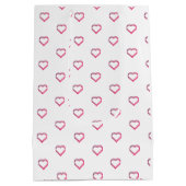 little hearts medium gift bag ミディアムペーパーバッグ (裏面)