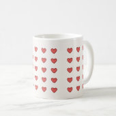 Little hearts mug コーヒーマグカップ (正面右)
