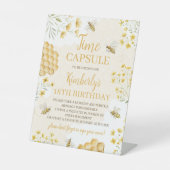 Little Honey 1st Birthday Capsule Sign 台座サイン (正面)