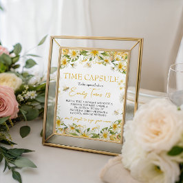 Little Honey 1st Birthday Time Capsule Sign 台座サイン