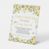 Little Honey 1st Birthday Time Capsule Sign 台座サイン (正面)