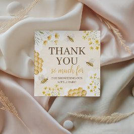 Little Honey Baby Shower Favor Tags フェイバータグ