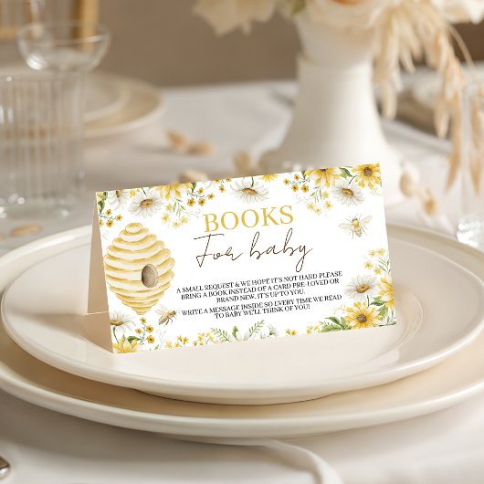 Little Honey Bee Books for Baby Request エンクロージャーカード