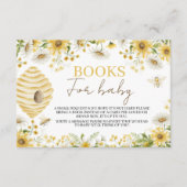 Little Honey Bee Books for Baby Request エンクロージャーカード (正面)