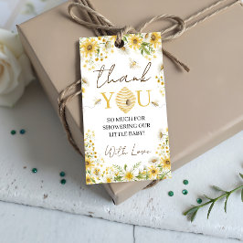 Little Honey Bee Floral Favor Tags ギフトタグ
