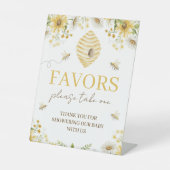 Little Honey Bee Sweet Favor Table Sign 台座サイン (正面)