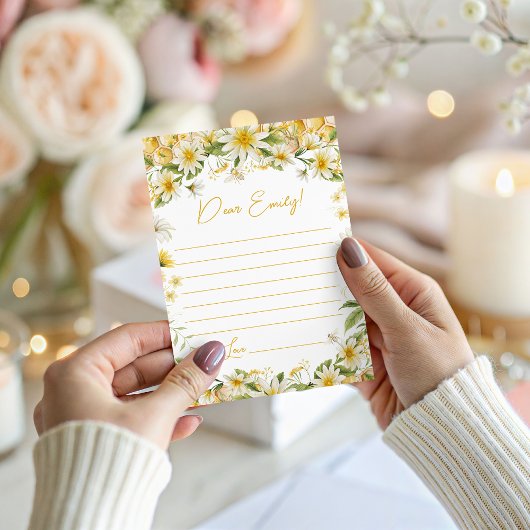 Little Honey Birthday Time Capsule Card 招待状