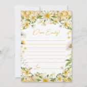 Little Honey Birthday Time Capsule Card 招待状 (正面)