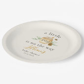 Little Honey Is On The Way Bee Baby Shower Welcome ペーパープレート (アングル)
