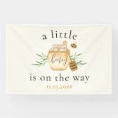 Little Honey On The Way Bee Baby Shower Banner 横断幕 (横)