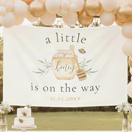 Little Honey On The Way Bee Baby Shower Banner 横断幕