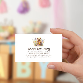 Little Honey on the Way Books forベビー・インサート エンクロージャーカード