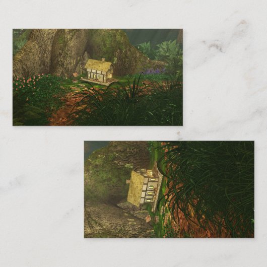 『Little House in the Big Woodsブックマーク』 名刺 (正面/裏面)